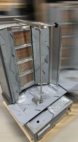 ماكينة شاورما 4 عين تركي بموتور كوري احترافية