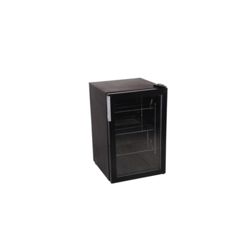 Bancool Mini Refrigerator, 1 Glass Door, Model 85, Black, Plastic Door, XLS85 BP