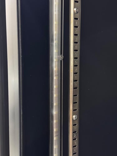 ثلاجة بابين فتح المونيوم 1200 لتر اسود 203*71*125...