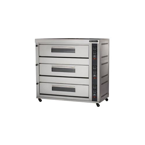فرن بيتزا 3 دور ستيل ماليزي E20KW-3BD