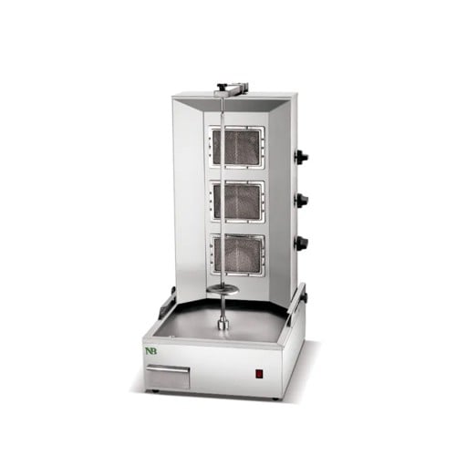 ماكينة شاورما تركي 3 عيون مع موتور صخر