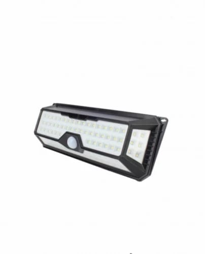 Wall-mounted solar-powered flashlight