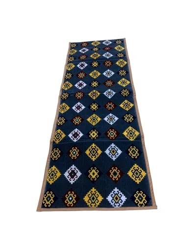 A padded mat for picnicking and camping