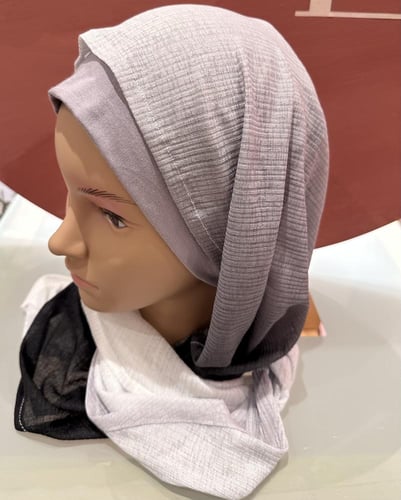 طرحه لف ( قطعتين) ابيض و اسود