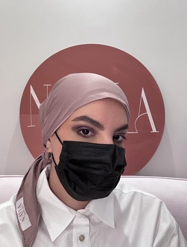 سكارف لون كابتشينو