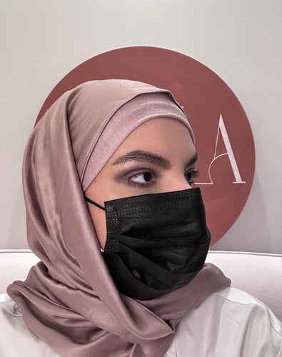 سكارف لون كابتشينو