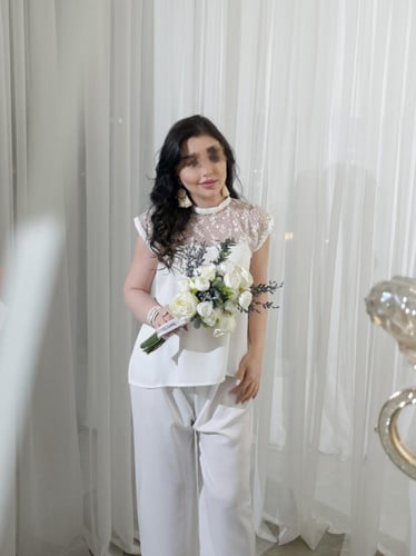 بدلة عروس ' ملكة ' ( بجامة + بدي )