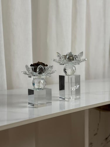 طقم وردة مربع