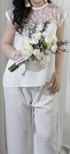 بدلة عروس ' ملكة ' ( بجامة + بدي )