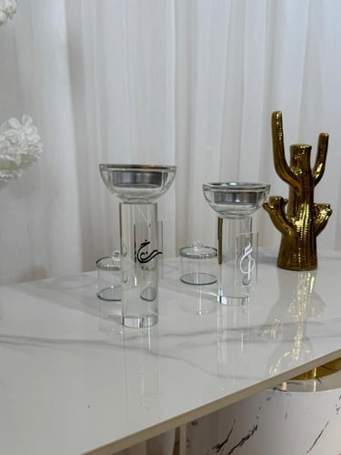 طقم كرستال دائري