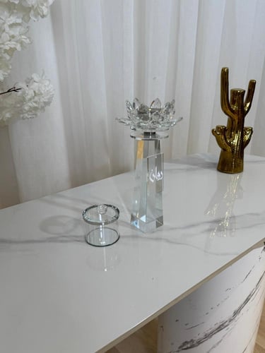 طقم كرستال وردة