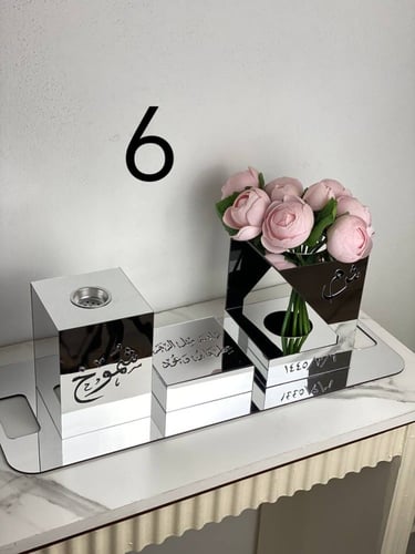 بكج ( طقم الملكة + بكس للطقم مخمل + طقم المبخرة وس...