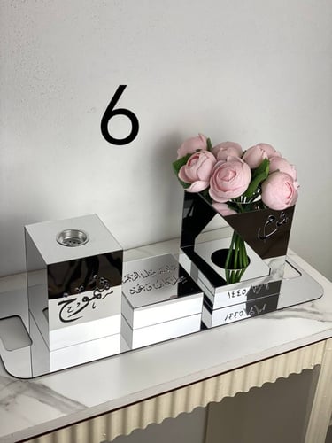 أي طقم عروس ملكي + لوحة ذكرى أو بصمة