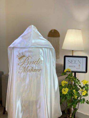 عباية عروس ا أبيض