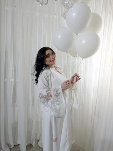 طقم ورود ( روب + فستان + سليبر )