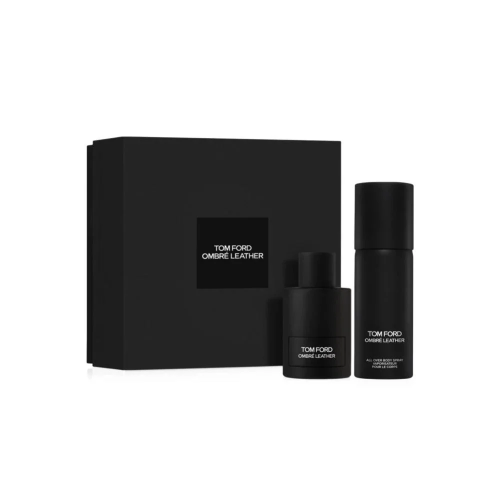طقم توم فورد عنبر ليذر او دو بارفان عطر 100مل و بخ...