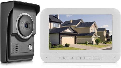 طقم الاتصال الداخلي للباب TFT-LCD شاشة ملونة مع كا...