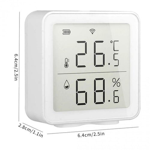جهاز ذكي لاستشعار درجة الحرارة والرطوبة يعمل بالوا...