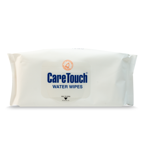 CARETOUCH WATER WIPES, 50 WIPES