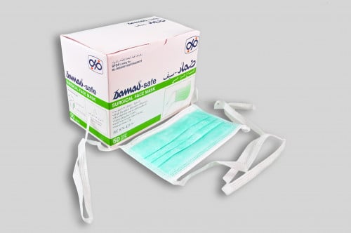 ضماد سيف - قناع جراحي للكبار (لون أخضر)