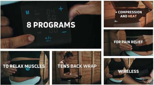 حزام الظهر لتخفيف الألم - Compex Back Wrap for Pai...