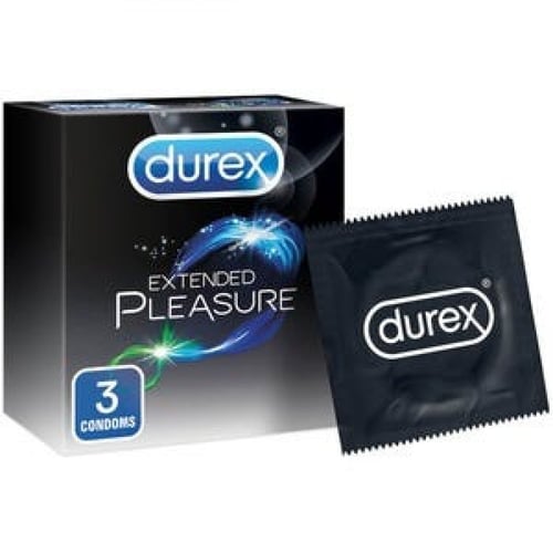 Durex ديوركس كوندوم واقي ذكري - لمتعة أطول - 3 قطع