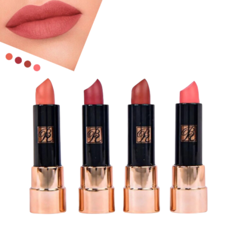 4 أحمر شفاه باللون دارجه من روز بيري