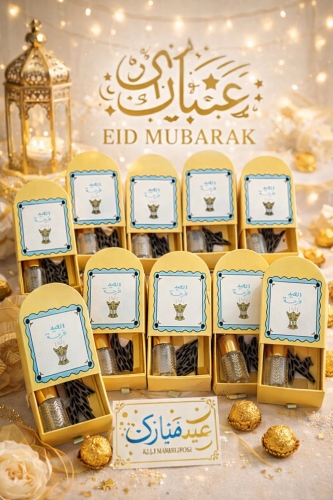 توزيعات عود تايقر مع توله عطريه العدد١٢