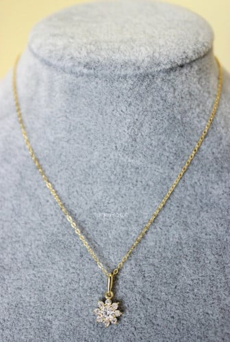 Tulip (golden) necklace