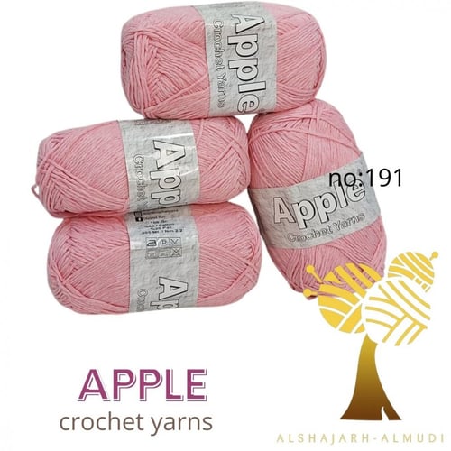 apple-crochet yarns - قطن التفاح