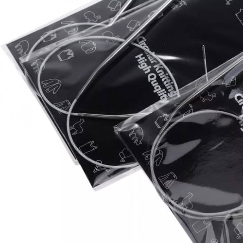 سنارة تريكو باسلك معدني مقاس 34سم