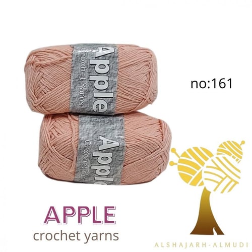 apple-crochet yarns - قطن التفاح