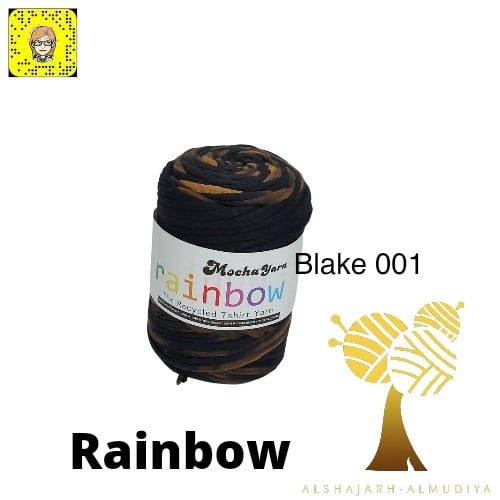 Rainbow خيوط تي شيرت مموج