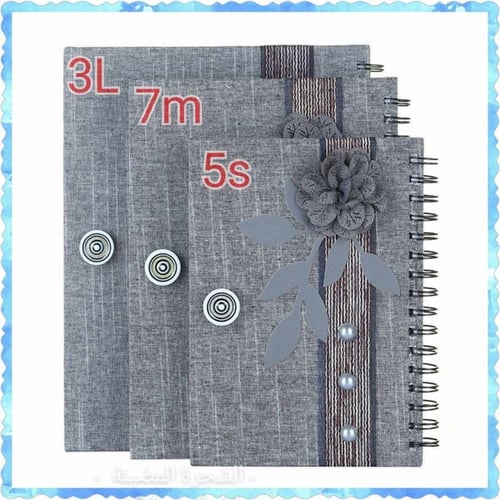 دفاتر بالون الرمادي والاخضر