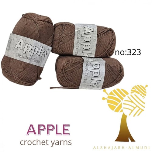 apple-crochet yarns - قطن التفاح