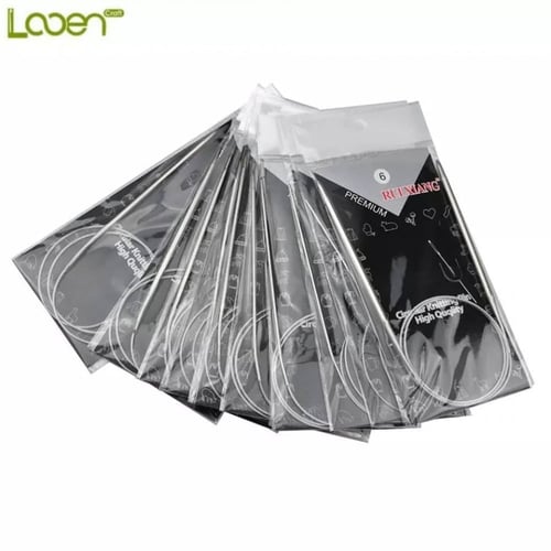 سنارة تريكو باسلك معدني مقاس 34سم