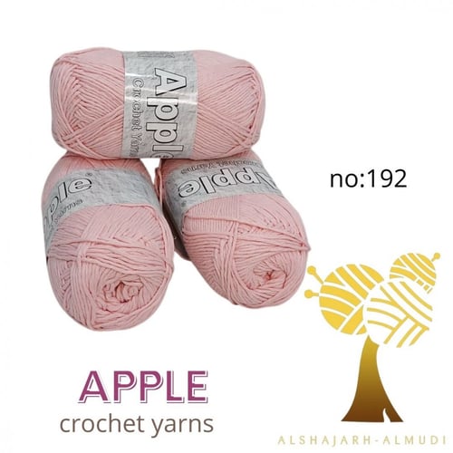 apple-crochet yarns - قطن التفاح