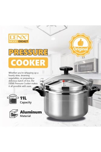 قدر ضغط مصنوع من الألومنيوم بسعة 11 لتر