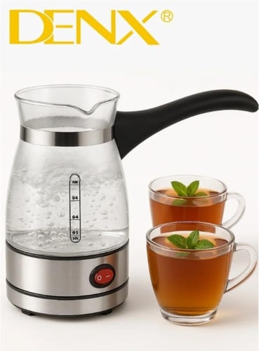 غلاية كهربائية للقهوة التركية بسعة 500 مل وتصميم أ...