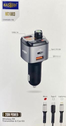 شاحن سيارة Bastec 39: شحن أمن وسريع