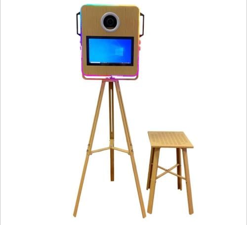 جهاز فوتوبوث بشاشة لمس بحجم 15.6 بوصة مع ستاند مست...