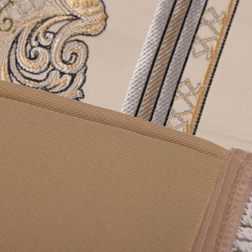 صندوق حي على الصلاة فضي - دائري كبير