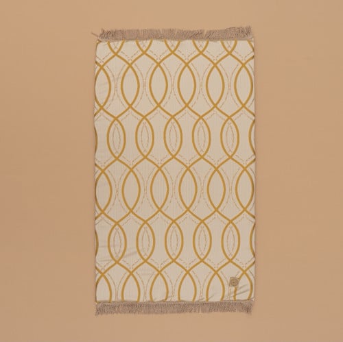 سجادة إنحناء زعفراني بإسفنج