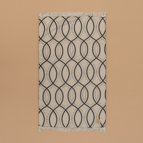 سجادة إنحناء كحلي بإسفنج