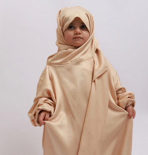 شرشف طرحة اطفال - بيج