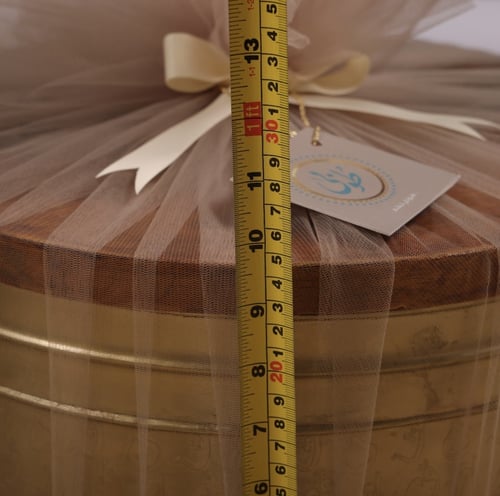 صندوق صلاه - دائري صغير( يوجد به عيب مصنعي )