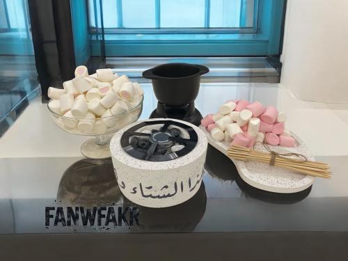 سخان صغير - الشتاء مع الصحن