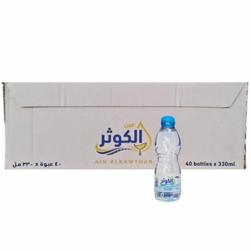 مياه عين الكوثر ابو نص 330 مل 40 عبوة
