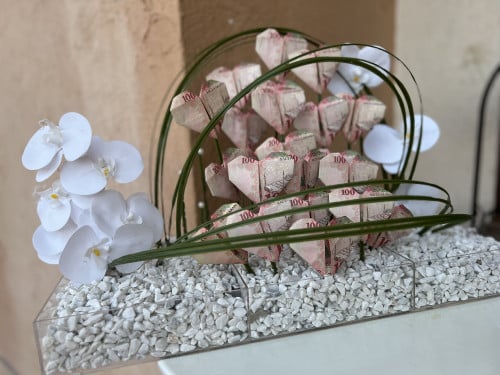 صينية الاوركيد لتقديم المبالغ