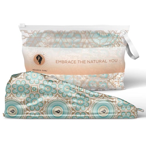 عمامة ساتان وميكروفايبر من Bounce Curl – لتجفيف لط...